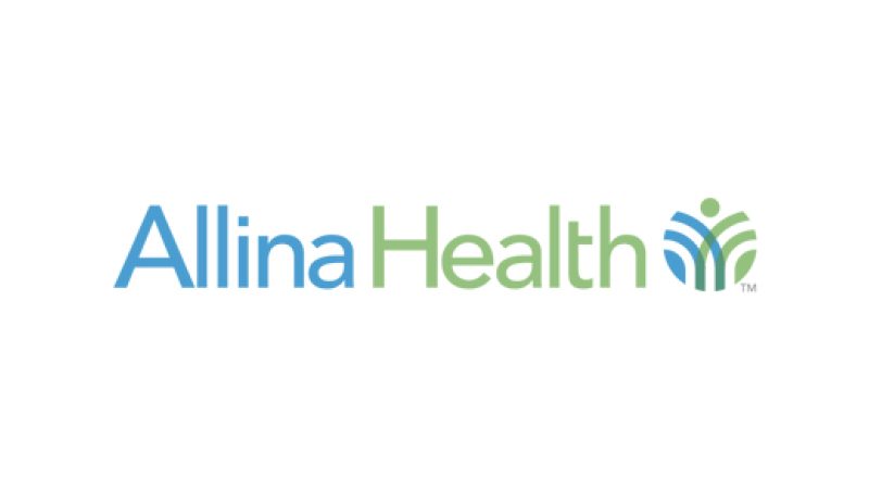 Allina Health logo in blue and green